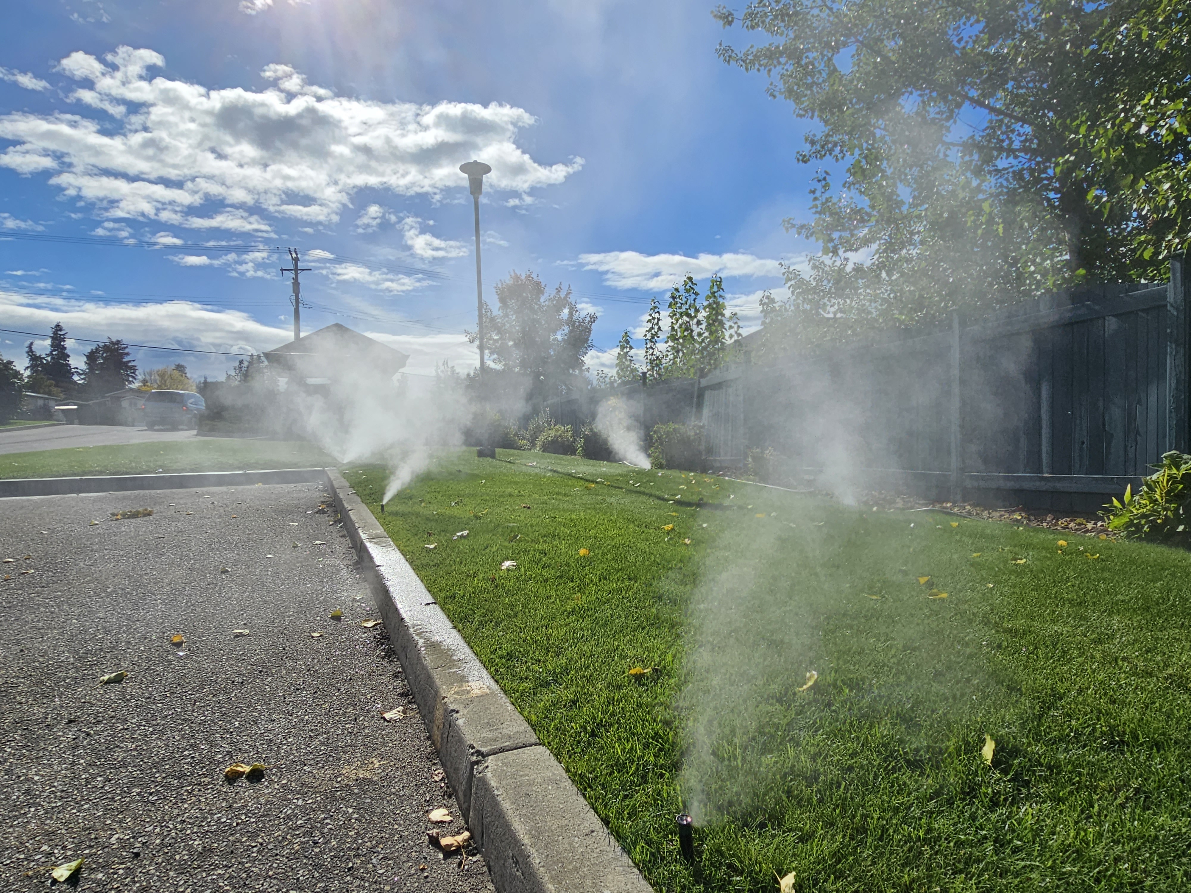 Irrigation System Blowout
