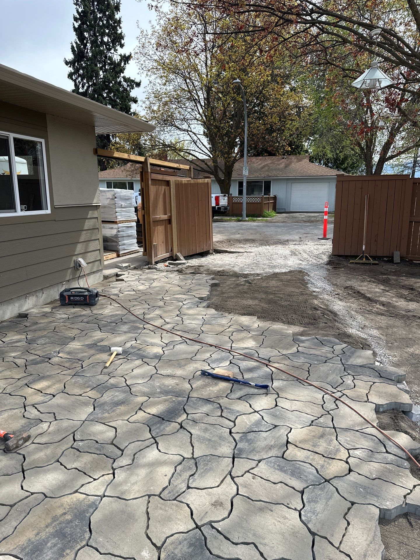 Custom Hardscaping Installation 3